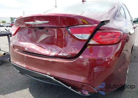 2015 Chrysler 200 S из США, поврежденный, VIN 1C3CCCBB7FN568086